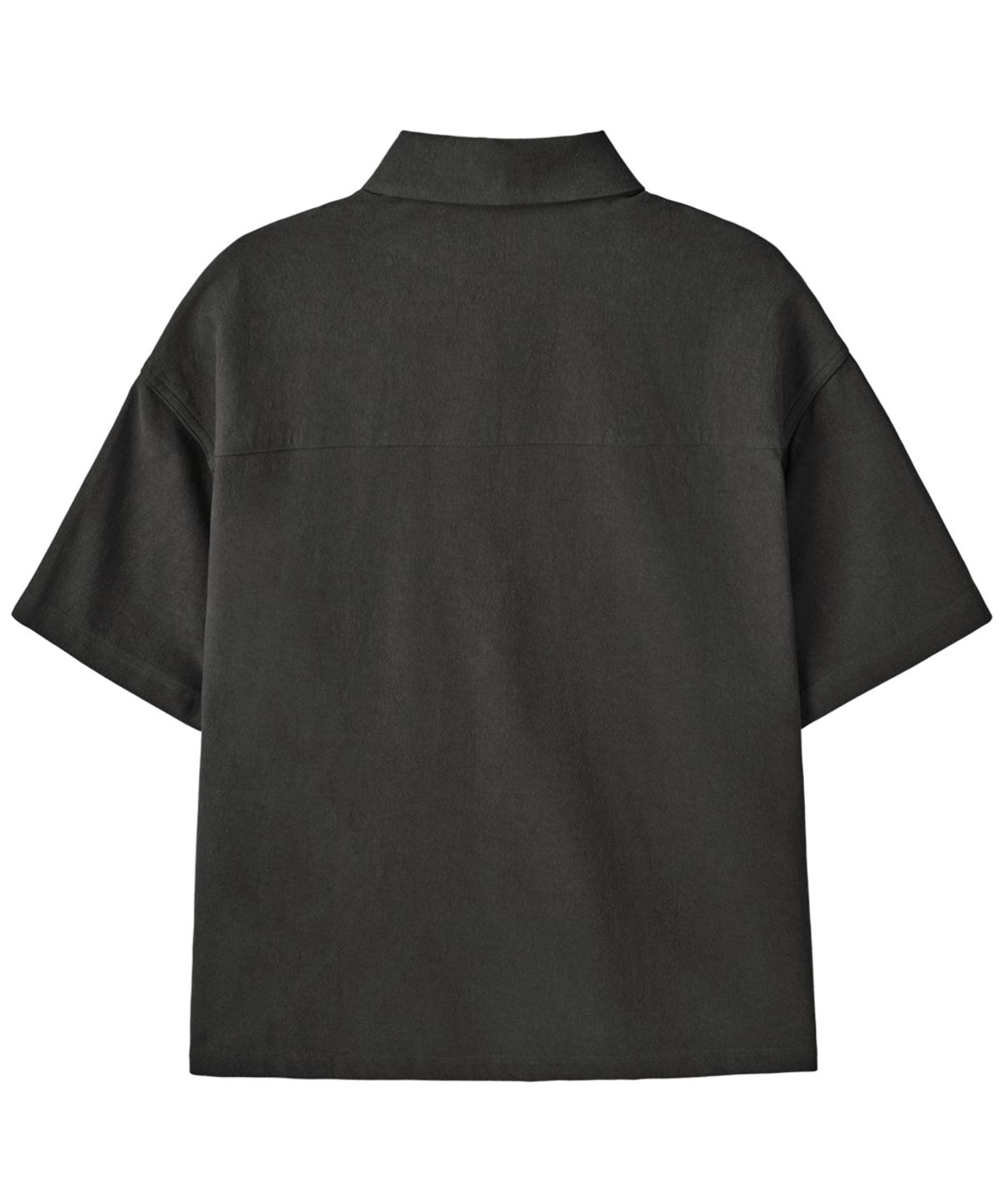 르렌느(LERENNE) Work Half Shirket - Charcoal