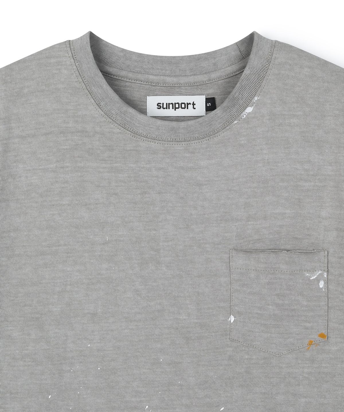 선포트(SUNPORT) Painter Tee Dyed Grey