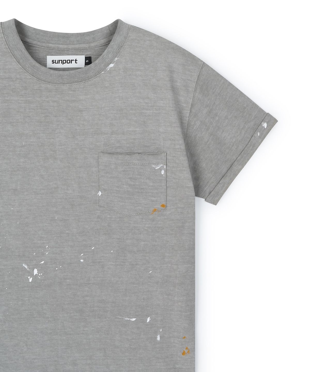 선포트(SUNPORT) Painter Tee Dyed Grey