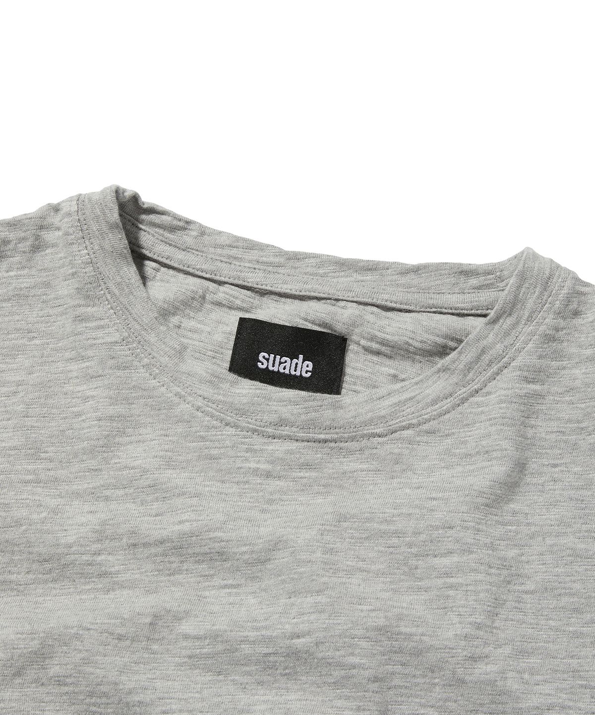 스웨이드(SUADE) TEXTURED LAYERED TEE [GRAY]