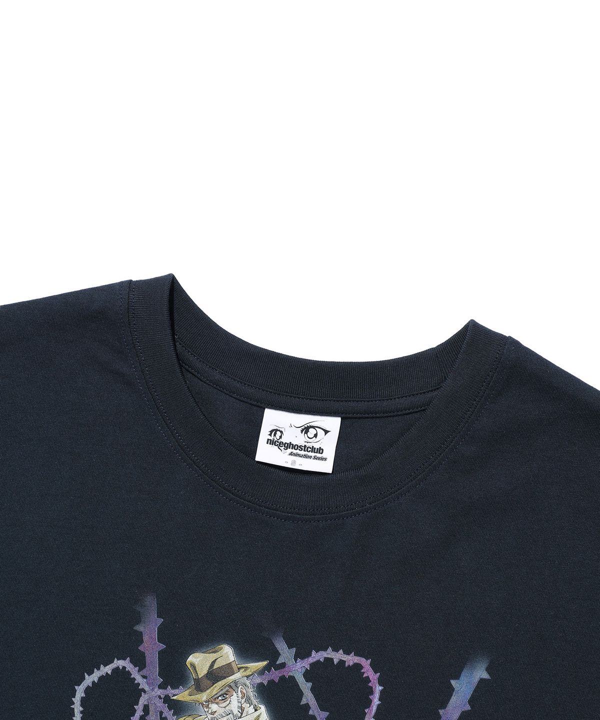 나이스고스트클럽(NICEGHOSTCLUB) JOJOs STARDUST CRUSADERS JOSEPH POSTER TEE_NAVY(NG2GMUT505E)