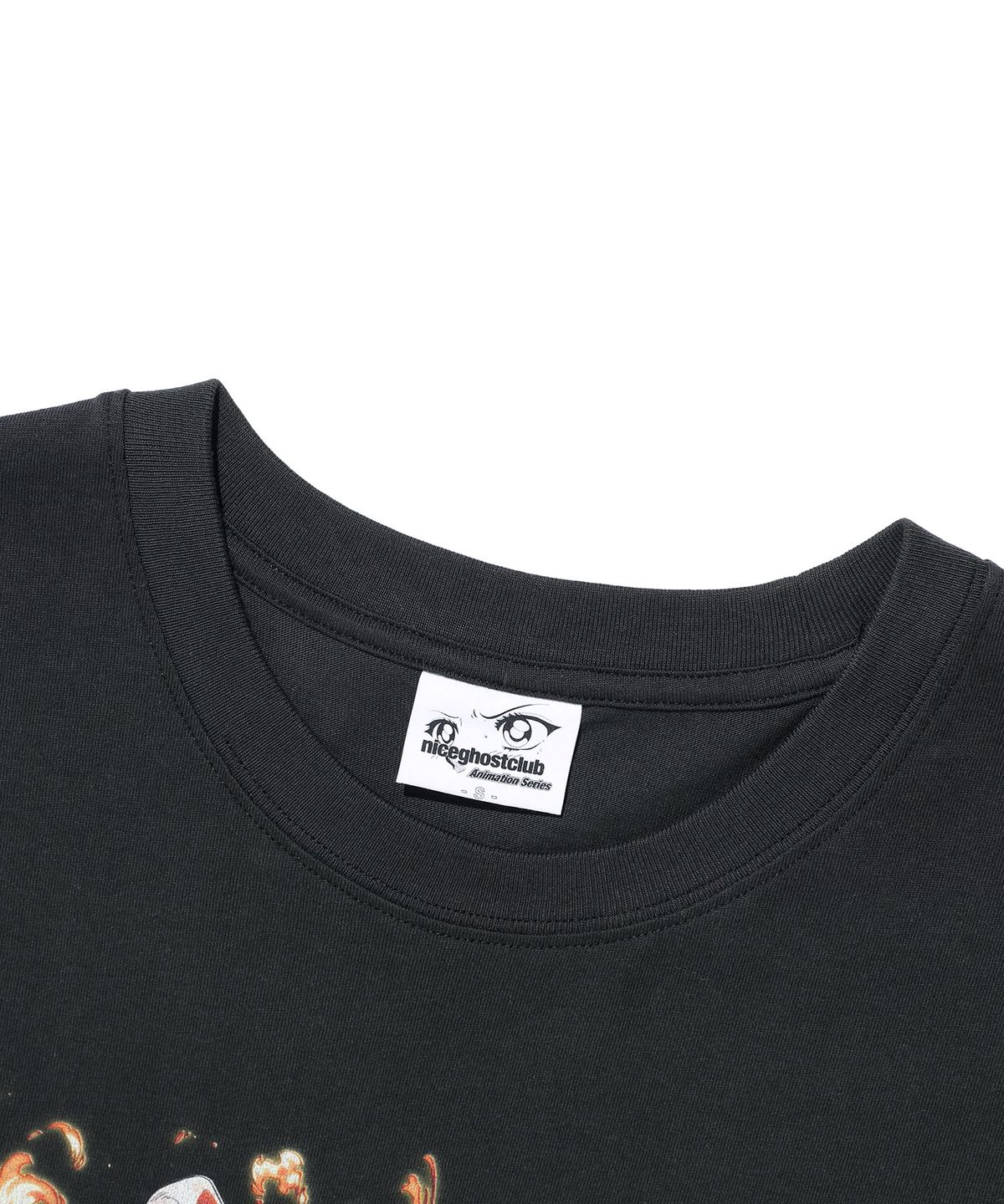나이스고스트클럽(NICEGHOSTCLUB) JOJOs STARDUST CRUSADERS AVDOL POSTER TEE_BLACK(NG2GMUT503E)