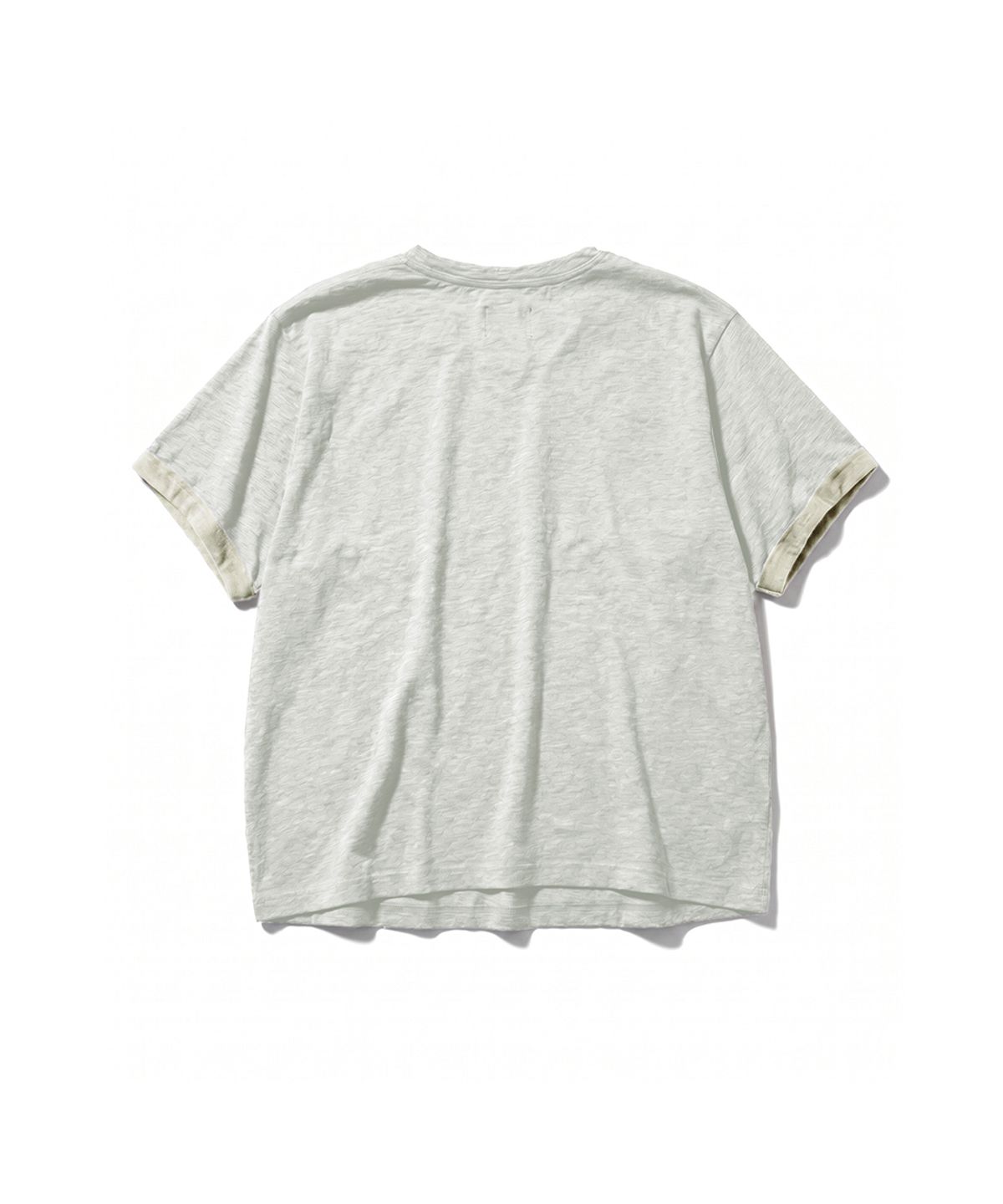 스웨이드(SUADE) TEXTURED LAYERED TEE [WHITE]