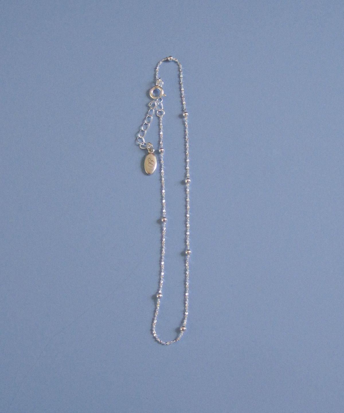 둥그런(DUNGEUREON) [925 Silver] River Anklet
