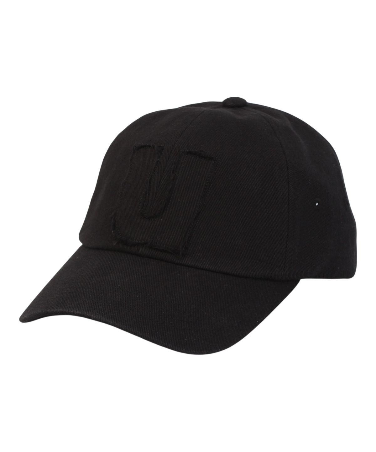 유니버셜 케미스트리(UNIVERSAL CHEMISTRY) Applique U Black Ballcap 워싱볼캡