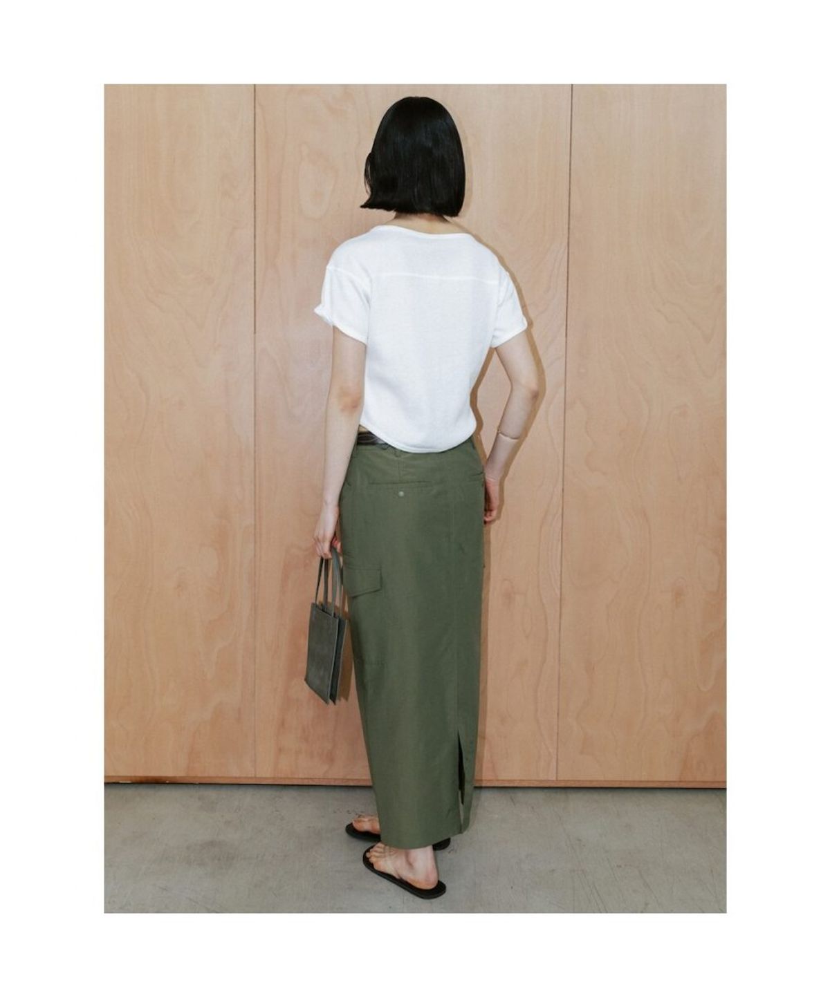 디애퍼처(THE APERTURE) 90s Waffle Half Sleeve Top  White (TA6742A071)