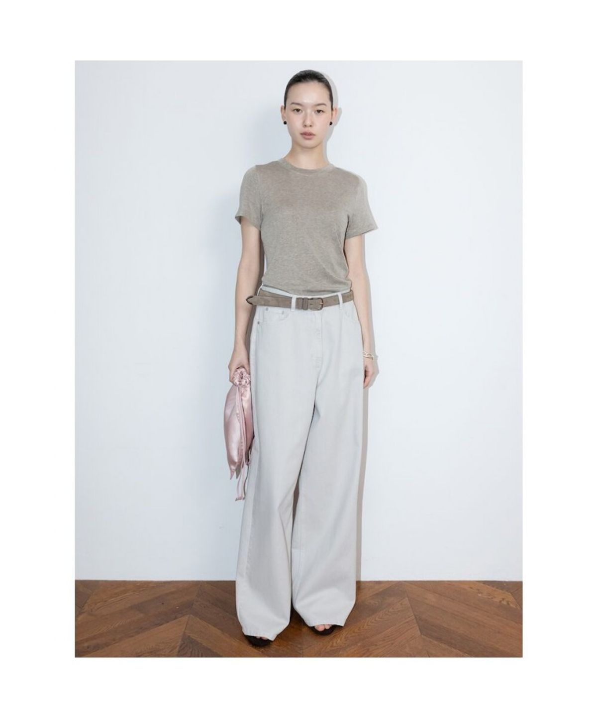디애퍼처(THE APERTURE) Josh Tshirt  Beige (TA6742A08A)