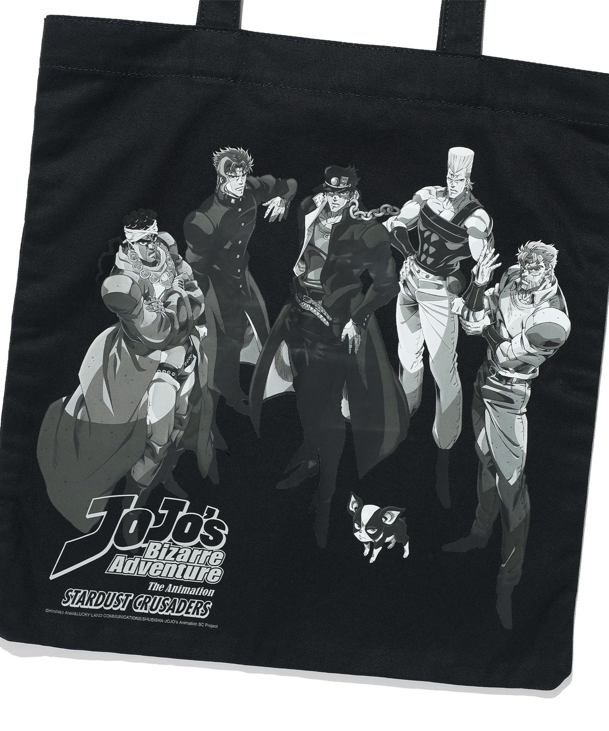 나이스고스트클럽(NICEGHOSTCLUB) JOJOs STARDUST CRUSADERS TOTE BAG_BLACK(NG2GMUAB40E)