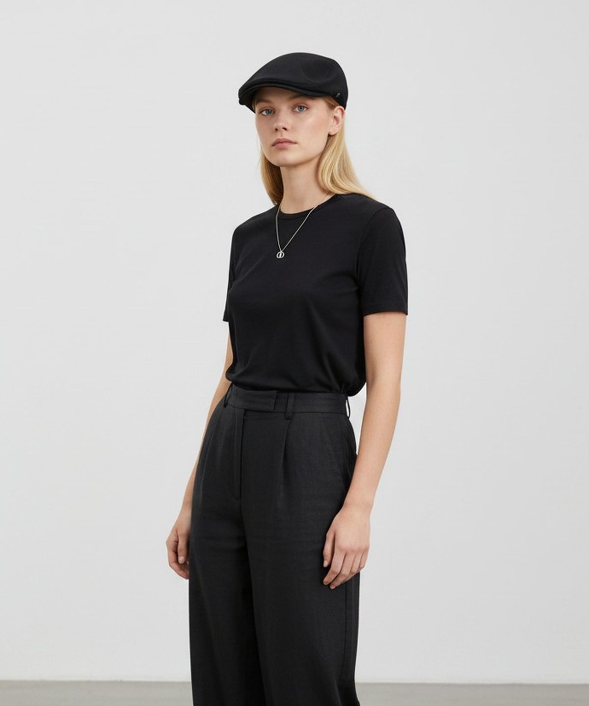 유니버셜 케미스트리(UNIVERSAL CHEMISTRY) Small Check Black Huntingcap 헌팅캡