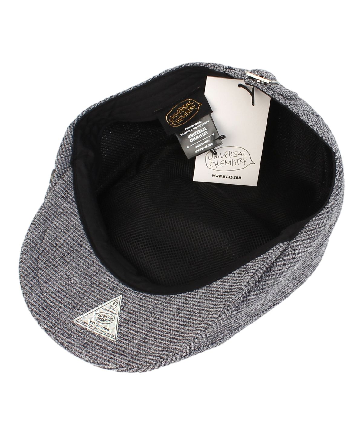 유니버셜 케미스트리(UNIVERSAL CHEMISTRY) Small Check Gray Huntingcap 헌팅캡