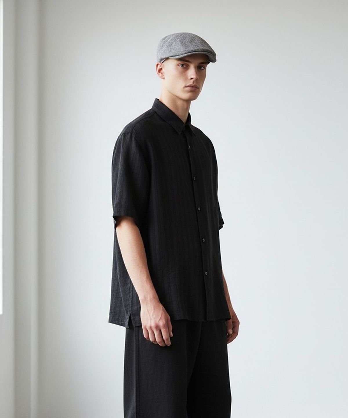 유니버셜 케미스트리(UNIVERSAL CHEMISTRY) Small Check Gray Huntingcap 헌팅캡