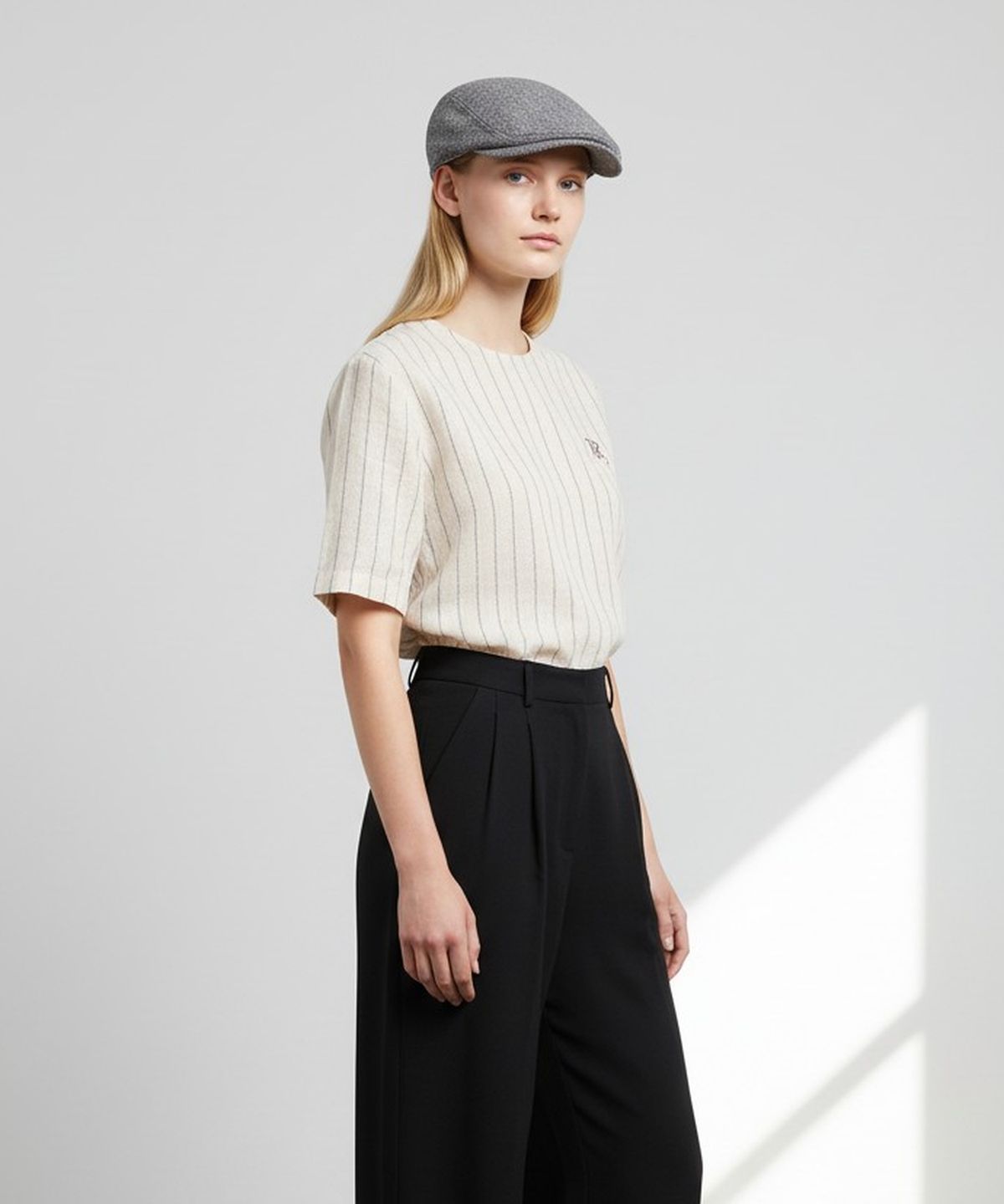 유니버셜 케미스트리(UNIVERSAL CHEMISTRY) Small Check Gray Huntingcap 헌팅캡