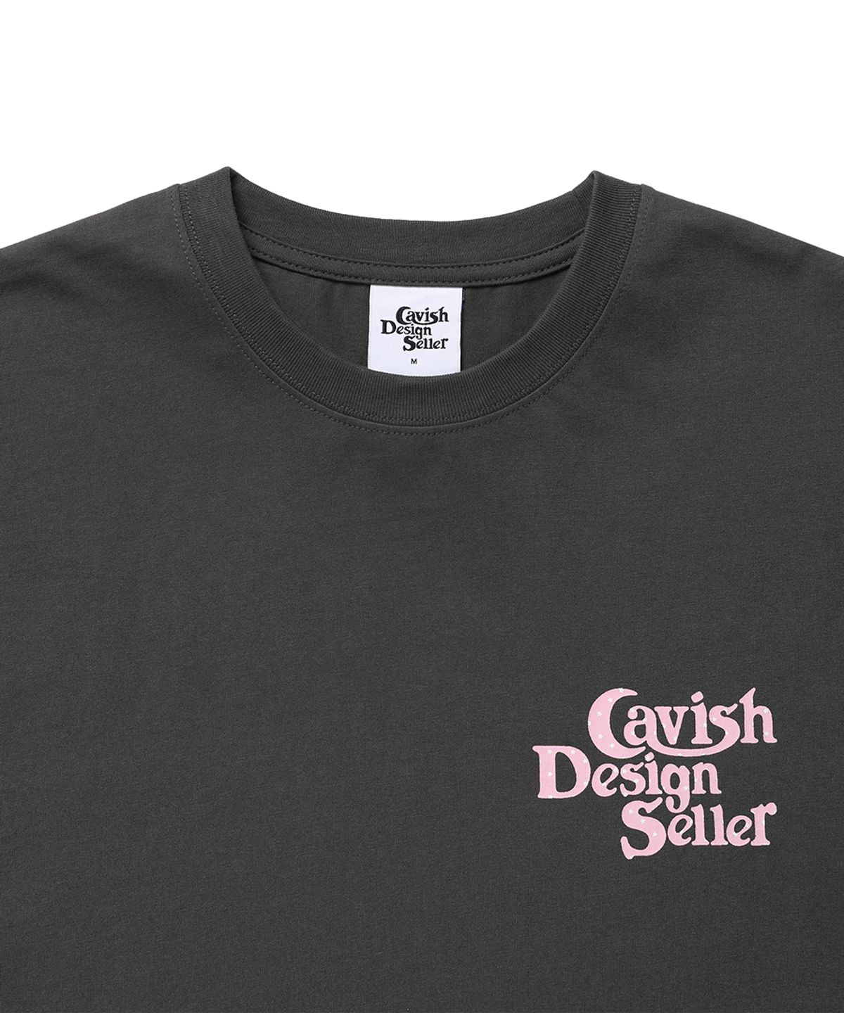 카비시(CAVISH) STAR SELLER LOGO SS TEE CHARCOAL(CV2GMUT527A)
