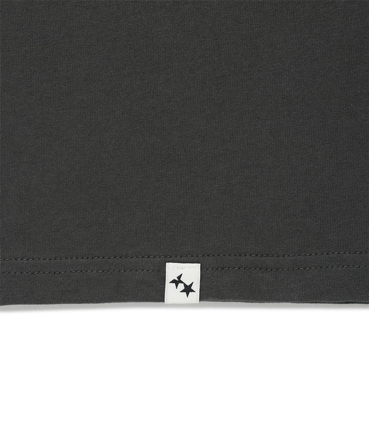 카비시(CAVISH) STAR SELLER LOGO SS TEE CHARCOAL(CV2GMUT527A)