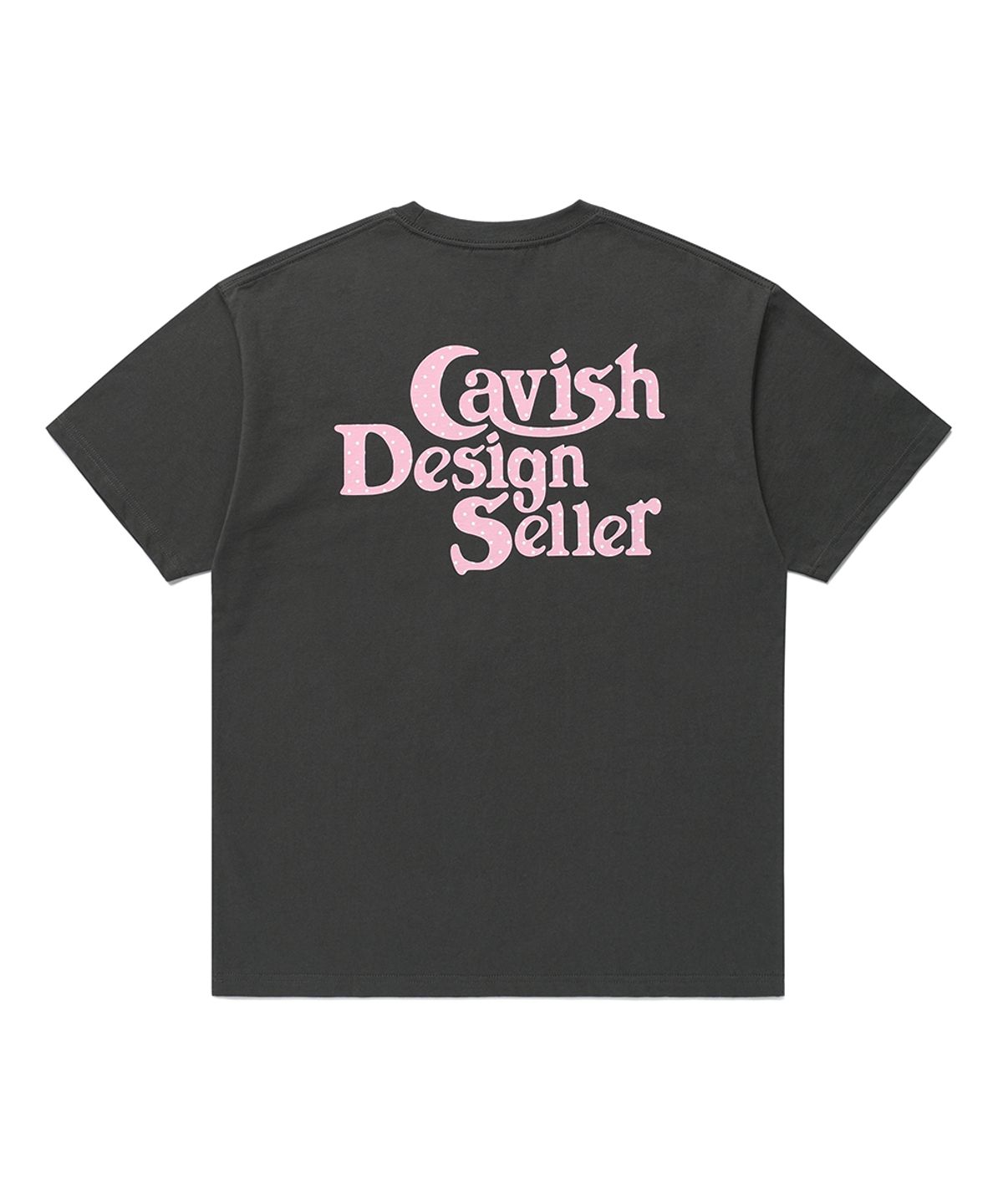카비시(CAVISH) STAR SELLER LOGO SS TEE CHARCOAL(CV2GMUT527A)