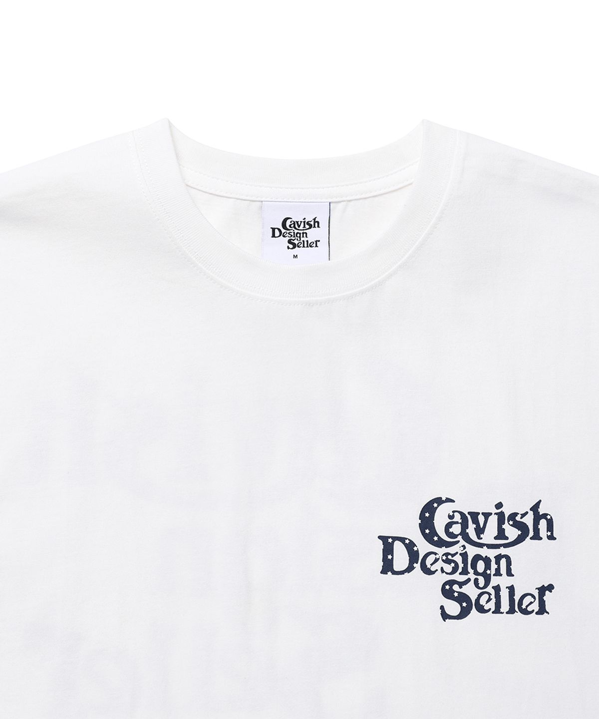 카비시(CAVISH) STAR SELLER LOGO SS TEE WHITE(CV2GMUT527A)