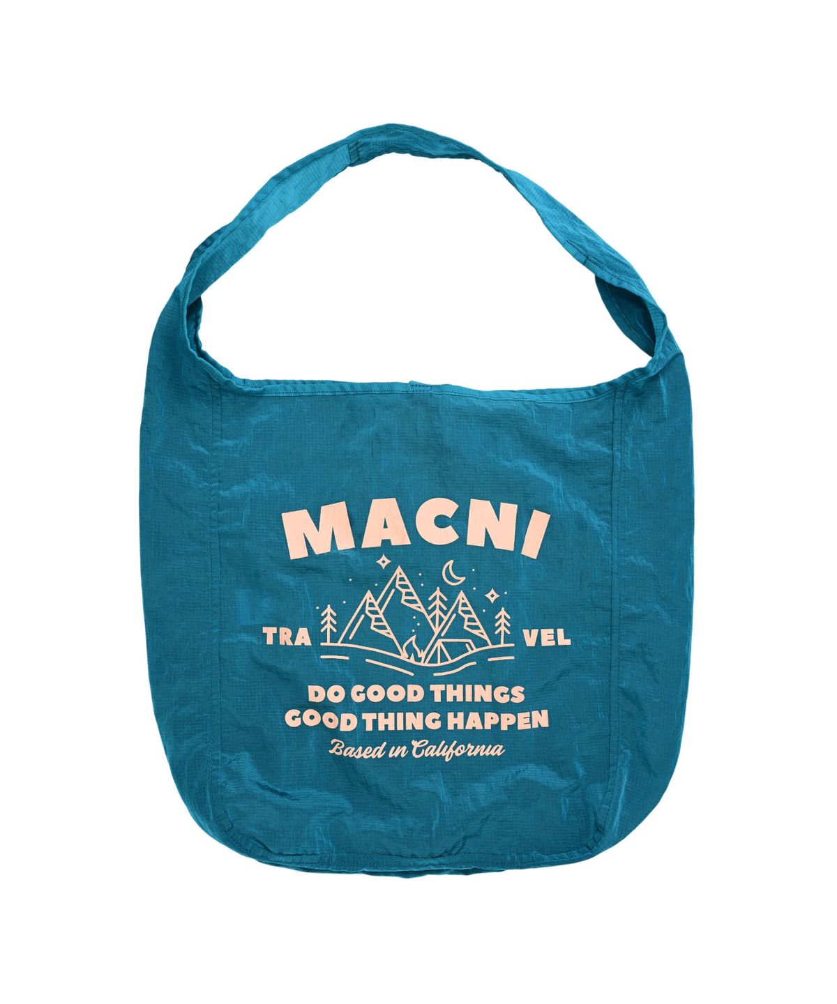 마크니(MACNI) GRAPHIC PACKABLE SHOULDER BAG AQUA
