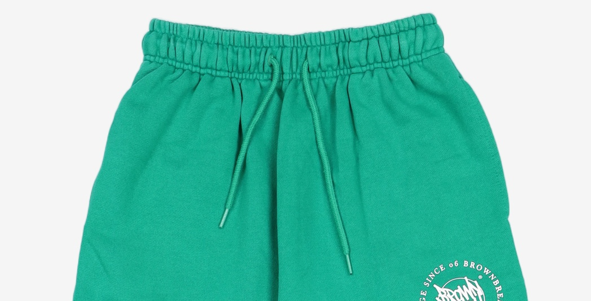 브라운브레스(BROWNBREATH) ROUND LOGO SWEAT PANTS - GREEN M