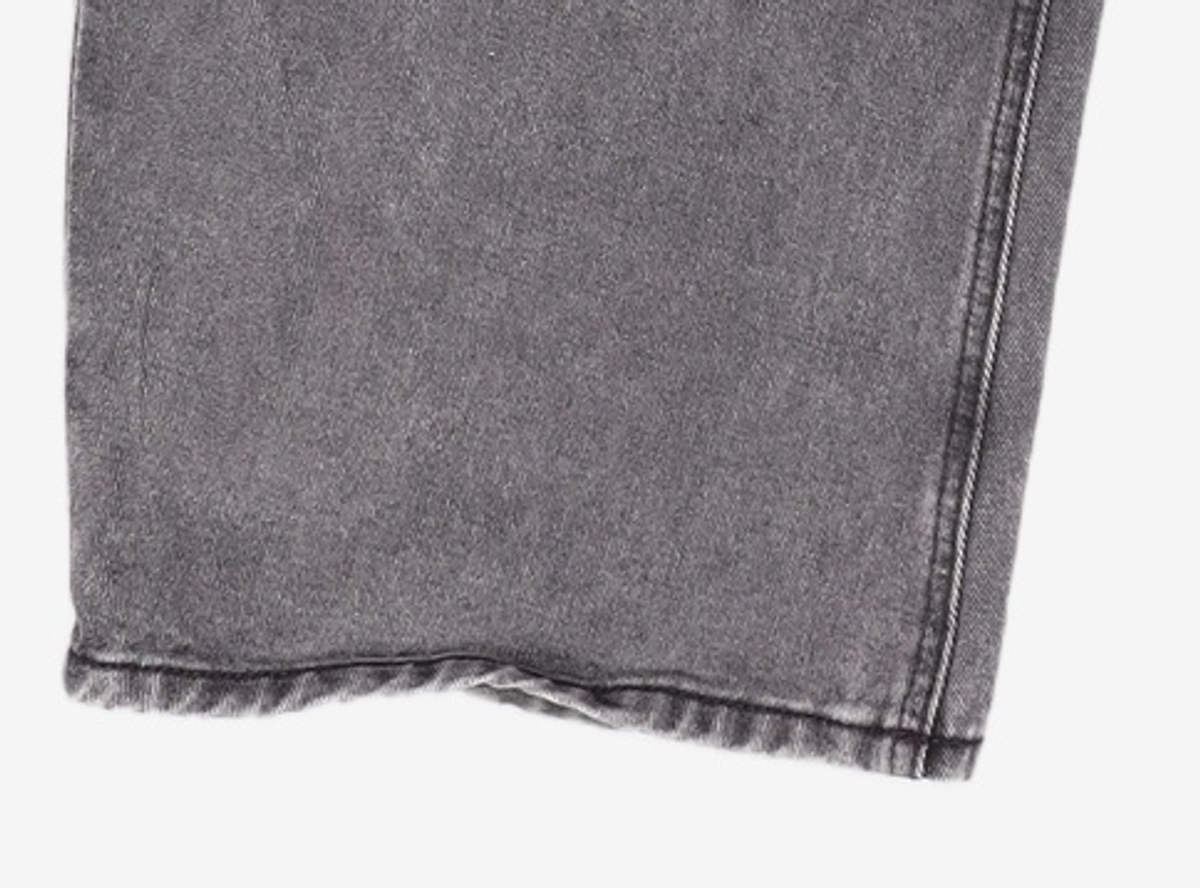 헤더헬렌(HEDER HELEN) Cut timber denim pants washed grey L