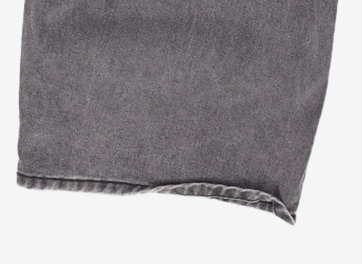 헤더헬렌(HEDER HELEN) Cut timber denim pants washed grey L