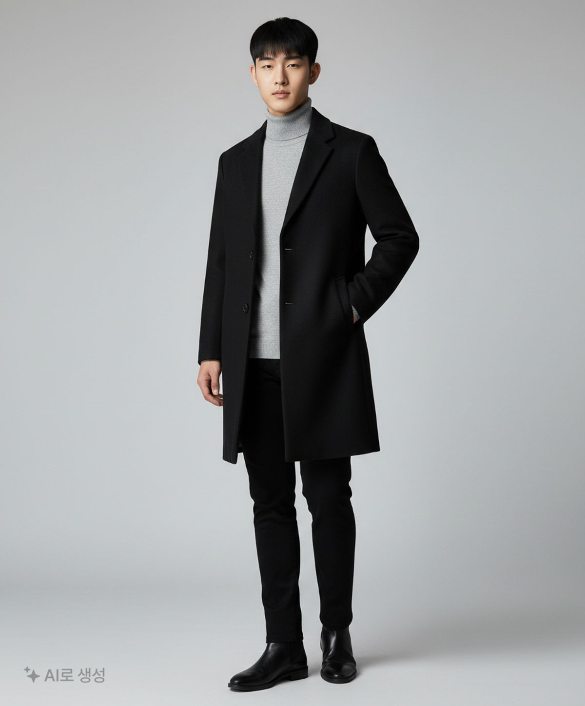 지오다노(GIORDANO) 겨울 싱글 코트 95
