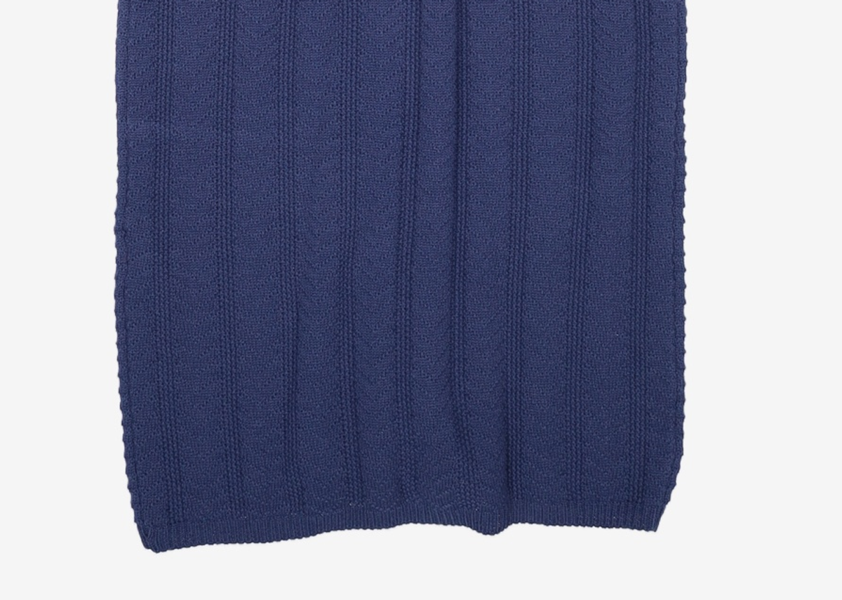 어몽(AMONG) A SCARF BELT KNIT DR_NAVY S
