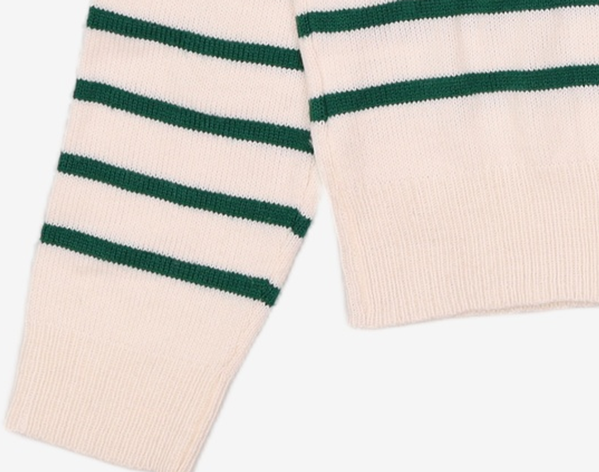 미쏘(MIXXO) 카라넥 스트라이프 풀오버 MIWKAC912T M