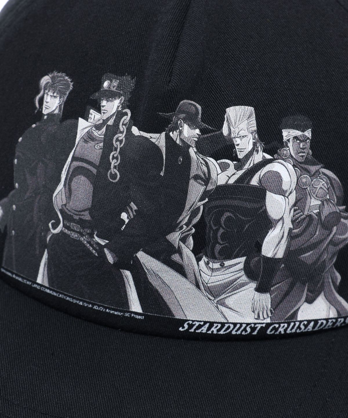 나이스고스트클럽(NICEGHOSTCLUB) JOJOs STARDUST CRUSADERS BALL CAP_BLACK(NG2GMUAB21E)