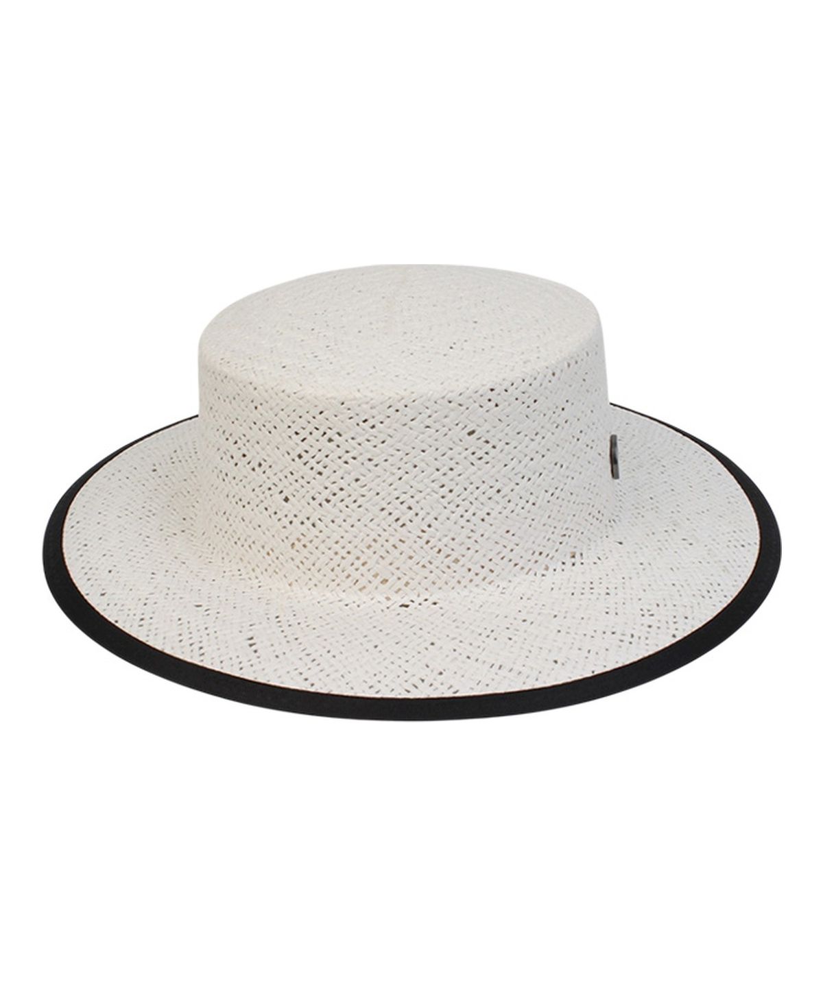 유니버셜 케미스트리(UNIVERSAL CHEMISTRY) Edge Taping White Simple Panama Hat 파나마햇