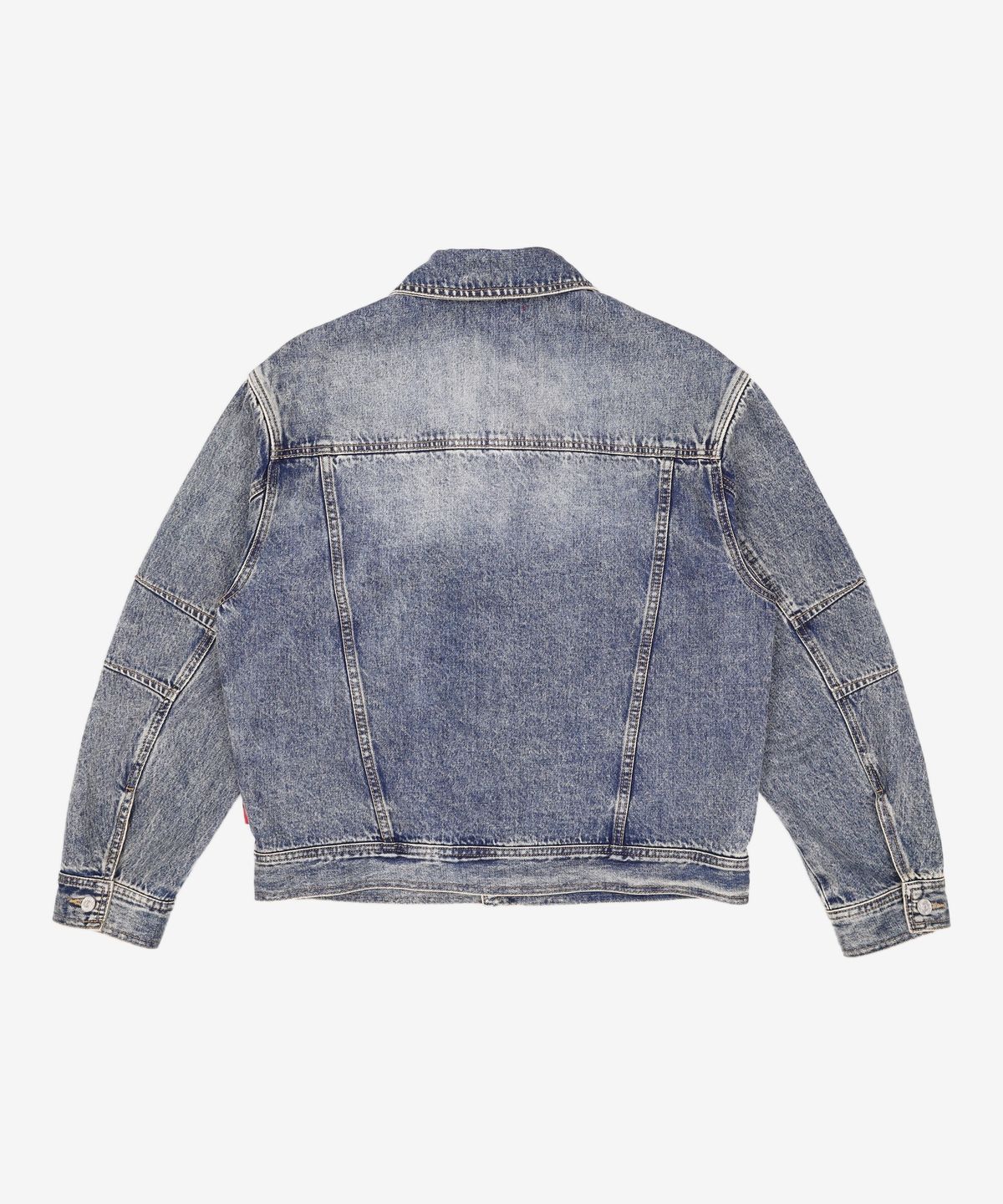 기철(KICHUL) STANDARD DARTS DENIM JACKET (BROWN BLUE)