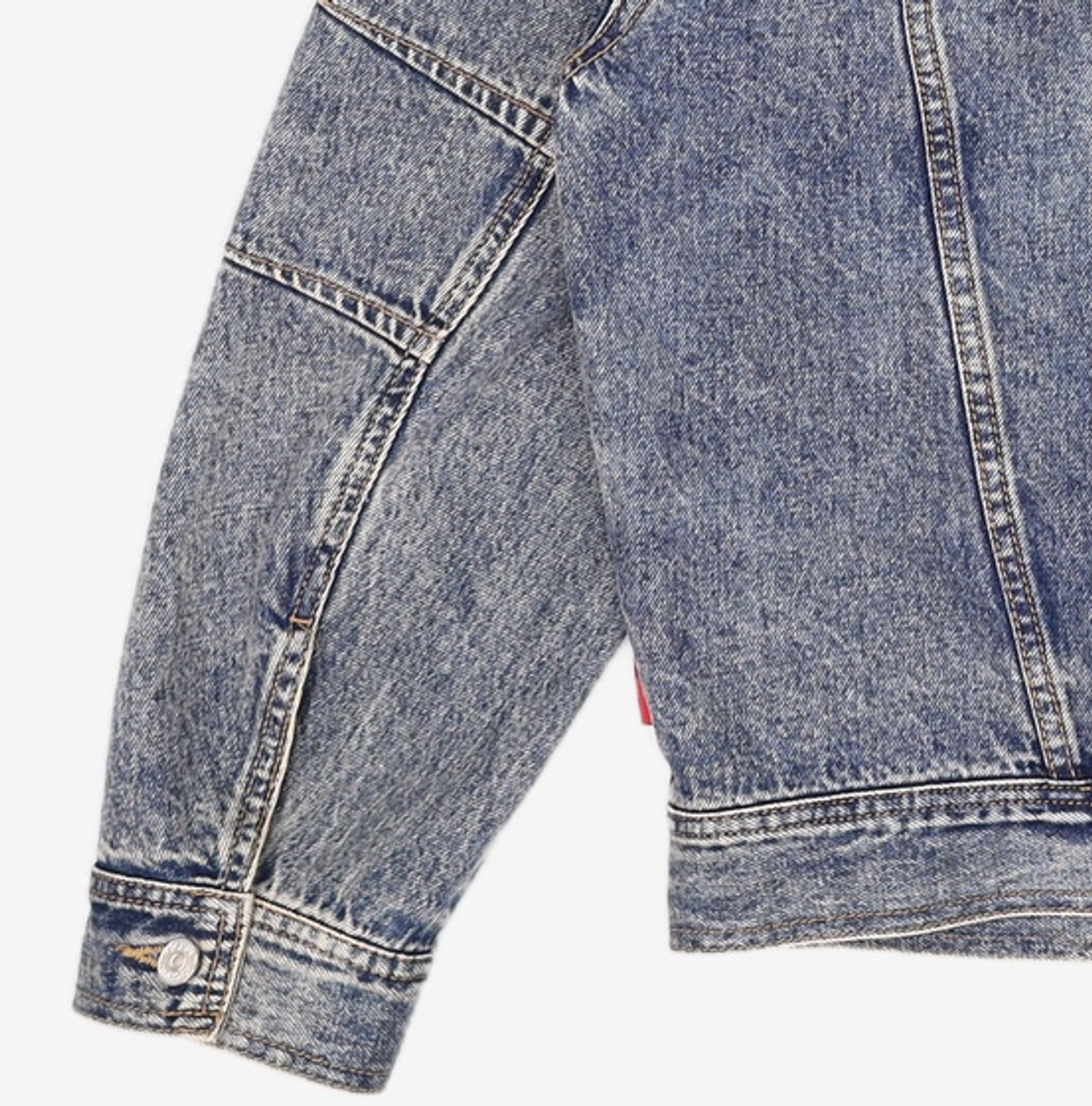 기철(KICHUL) STANDARD DARTS DENIM JACKET (BROWN BLUE)