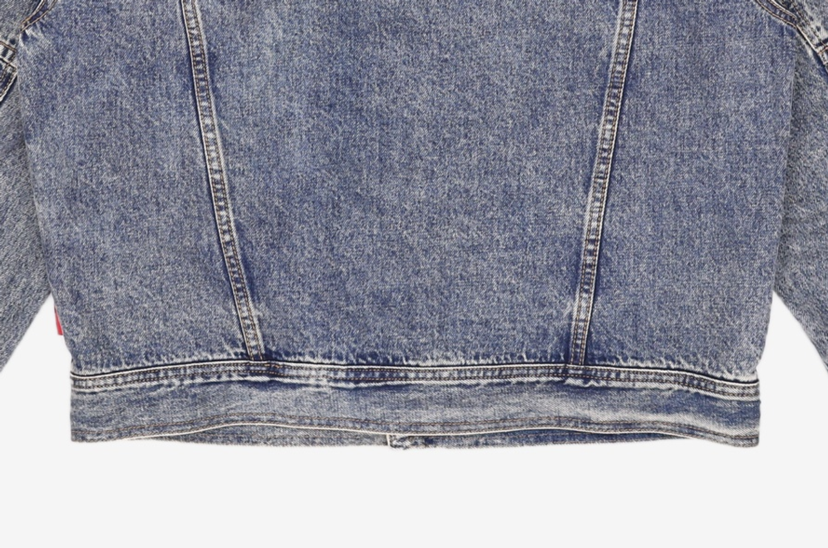 기철(KICHUL) STANDARD DARTS DENIM JACKET (BROWN BLUE)