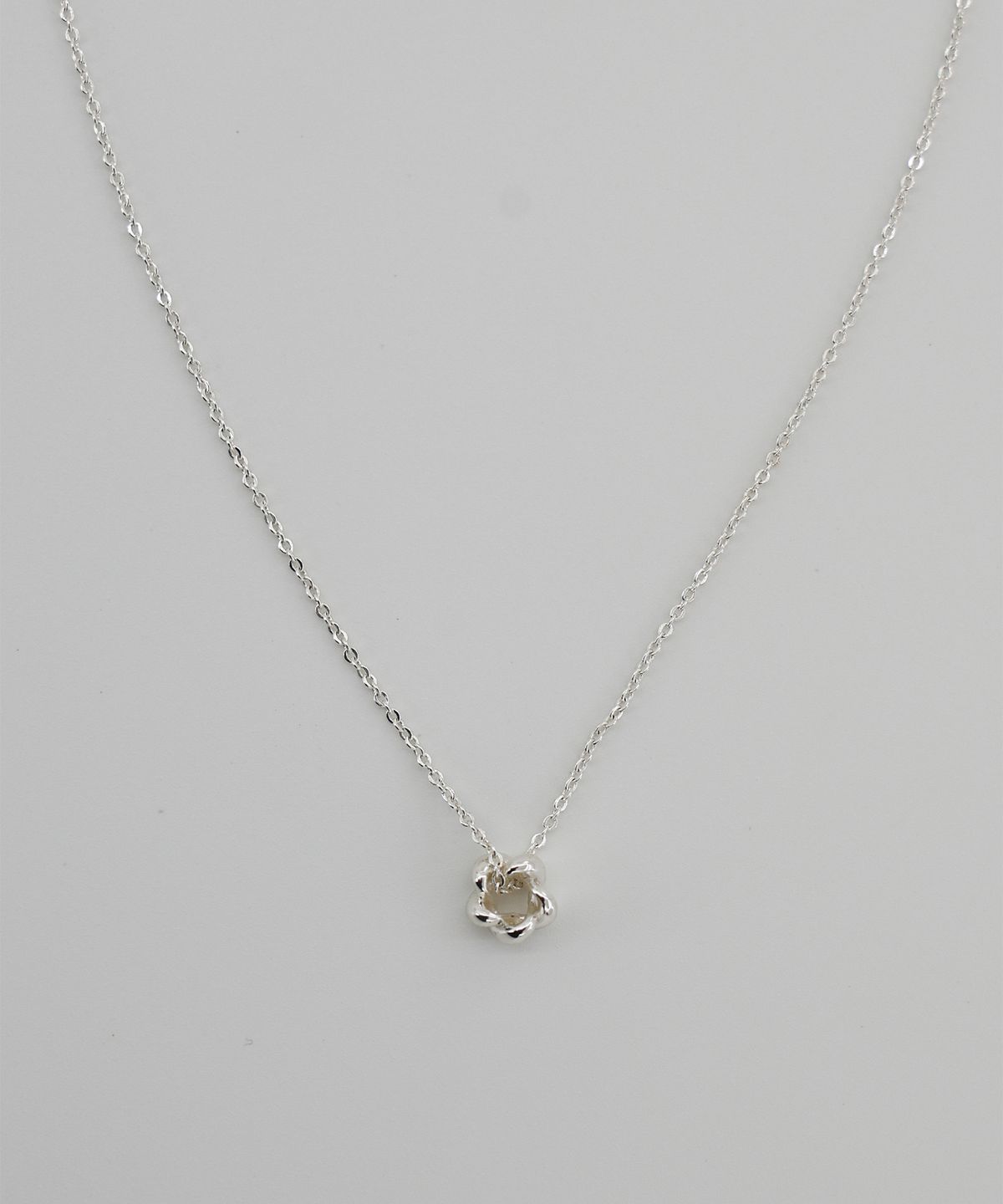 페브오어(FEBOR) Bloom twist necklace_silver