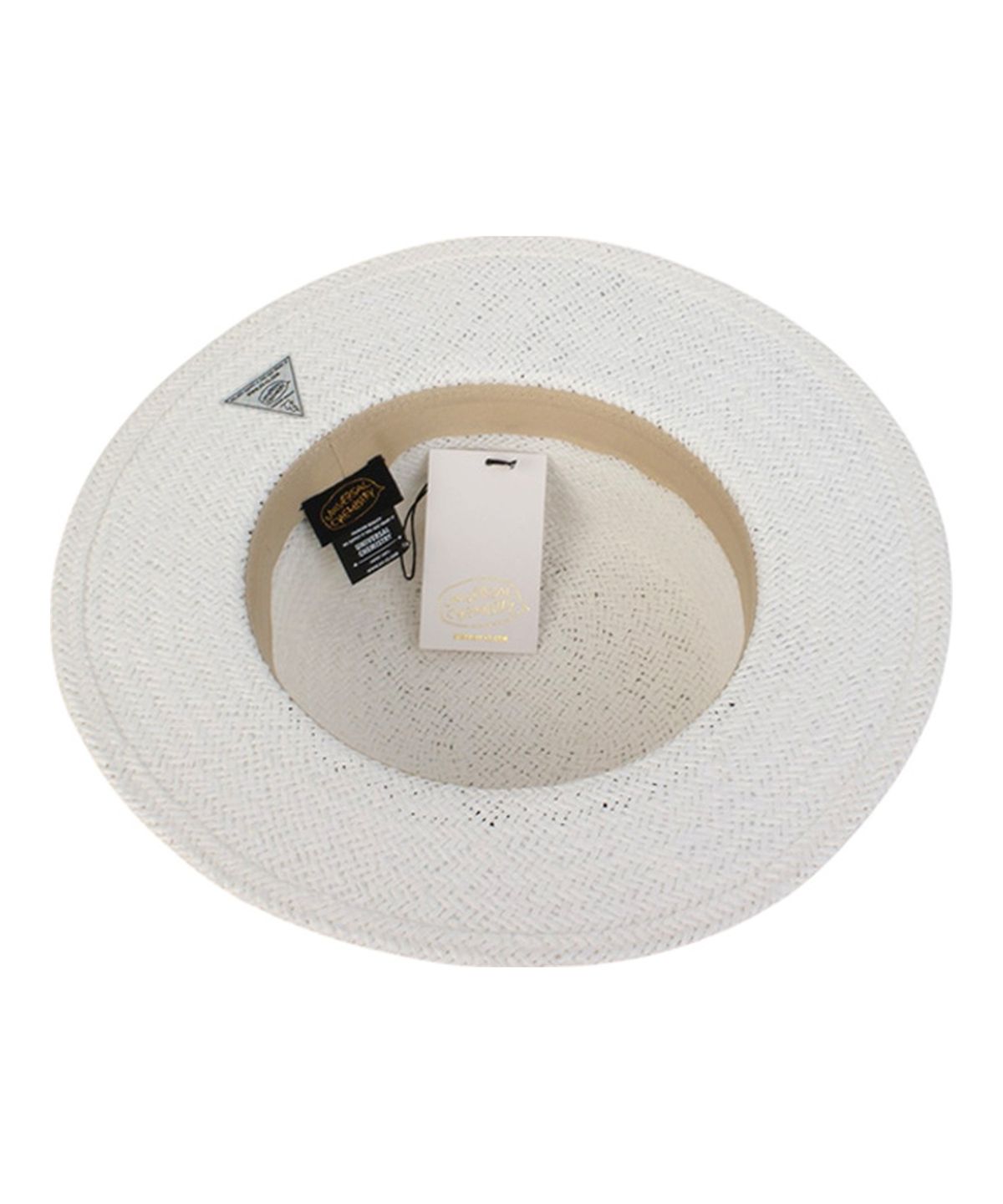 유니버셜 케미스트리(UNIVERSAL CHEMISTRY) White Small Logo Panama Hat 파나마햇