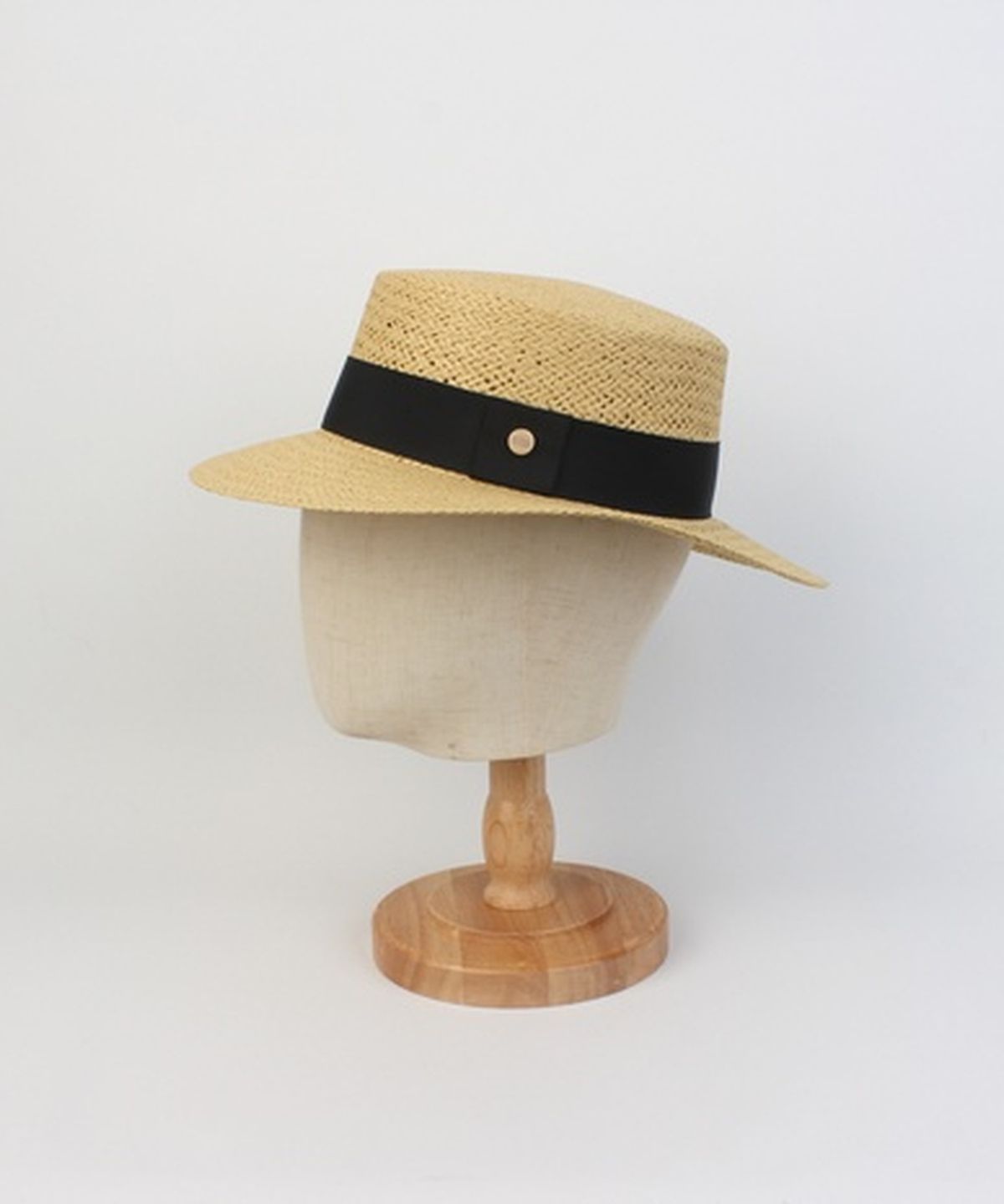 유니버셜 케미스트리(UNIVERSAL CHEMISTRY) Beige Small Logo Panama Hat 파나마햇