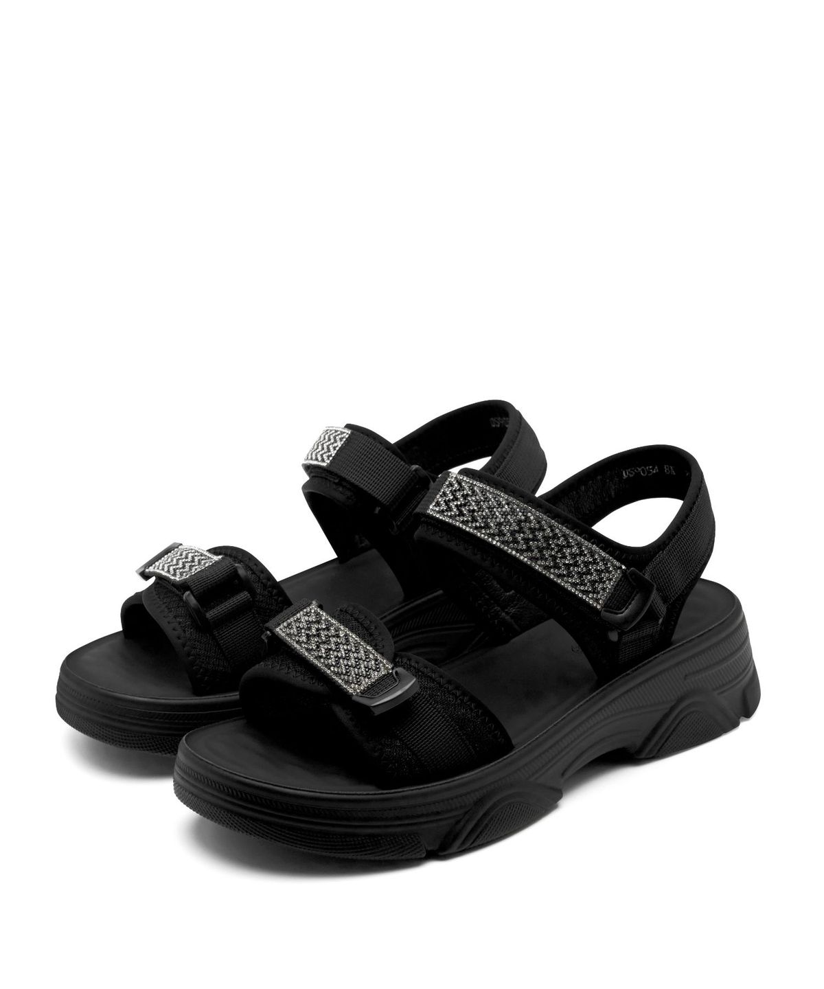 스퍼(SPUR) Vench BK Cristal Flatform Sandal 플랫폼 샌들 5cm -US9054BK