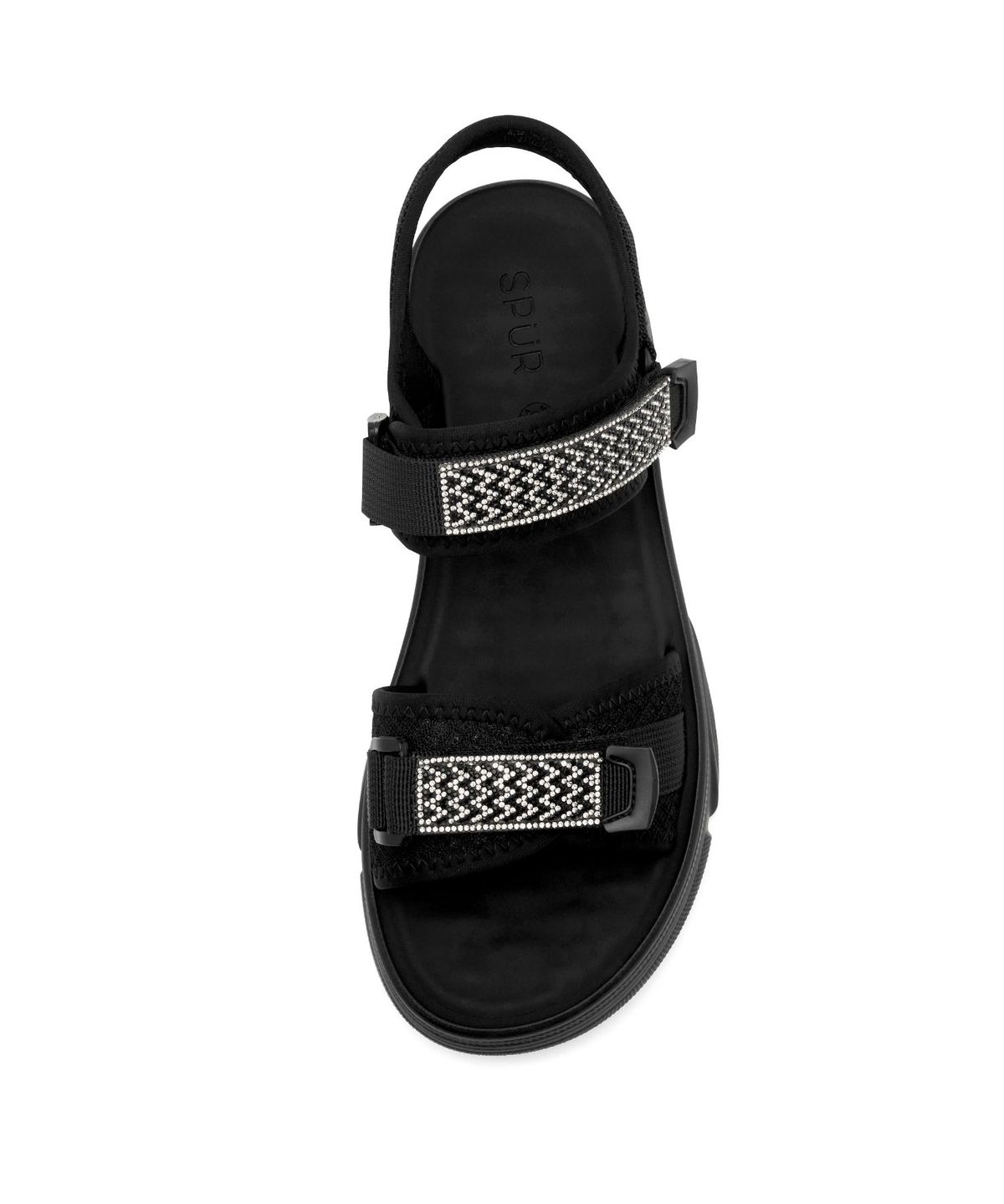 스퍼(SPUR) Vench BK Cristal Flatform Sandal 플랫폼 샌들 5cm -US9054BK