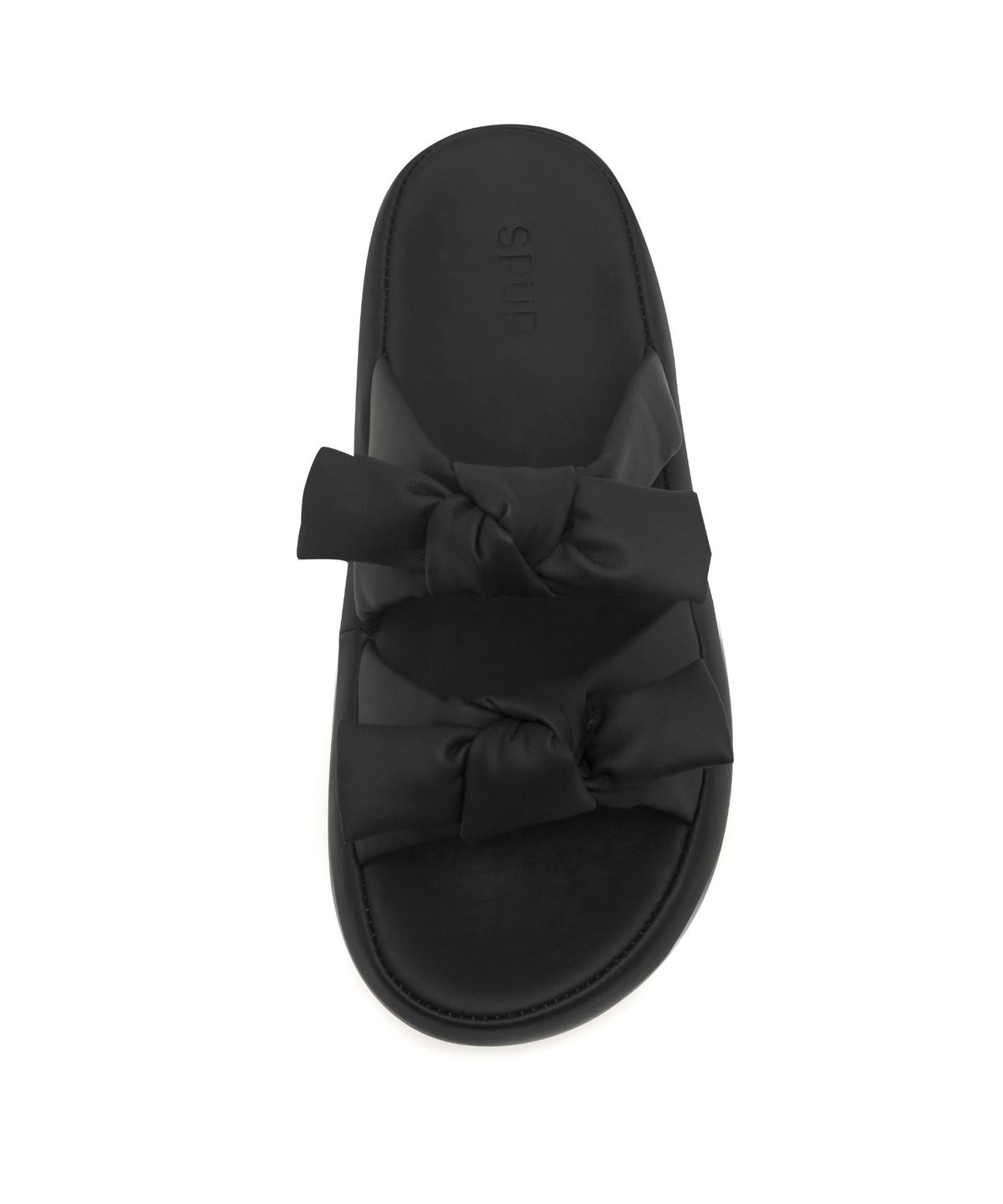 스퍼(SPUR) Roa Double Bow Softly Sandal  샌들 슬리퍼 4cm -US9073 (3color)