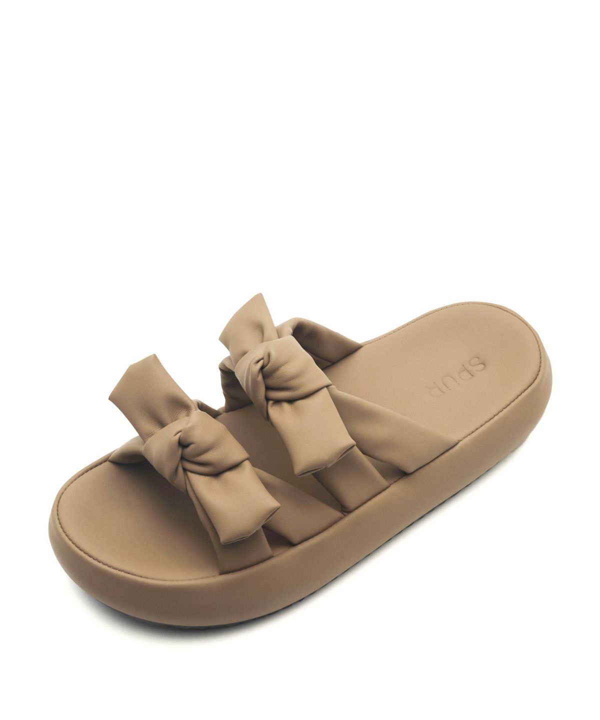 스퍼(SPUR) Roa Double Bow Softly Sandal  샌들 슬리퍼 4cm -US9073 (3color)