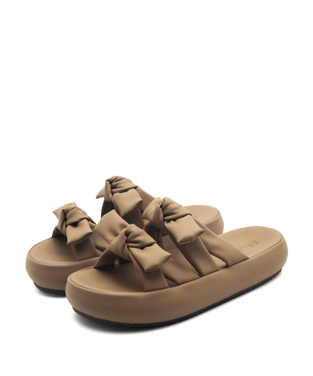 스퍼(SPUR) Roa Double Bow Softly Sandal  샌들 슬리퍼 4cm -US9073 (3color)