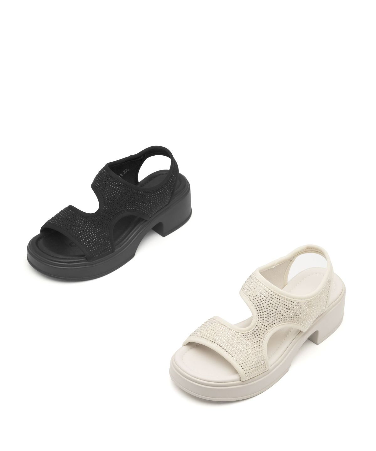 스퍼(SPUR) Cloy Neoprene Flatform Sandal 플랫폼 샌들 6cm -VS9033 (2color)