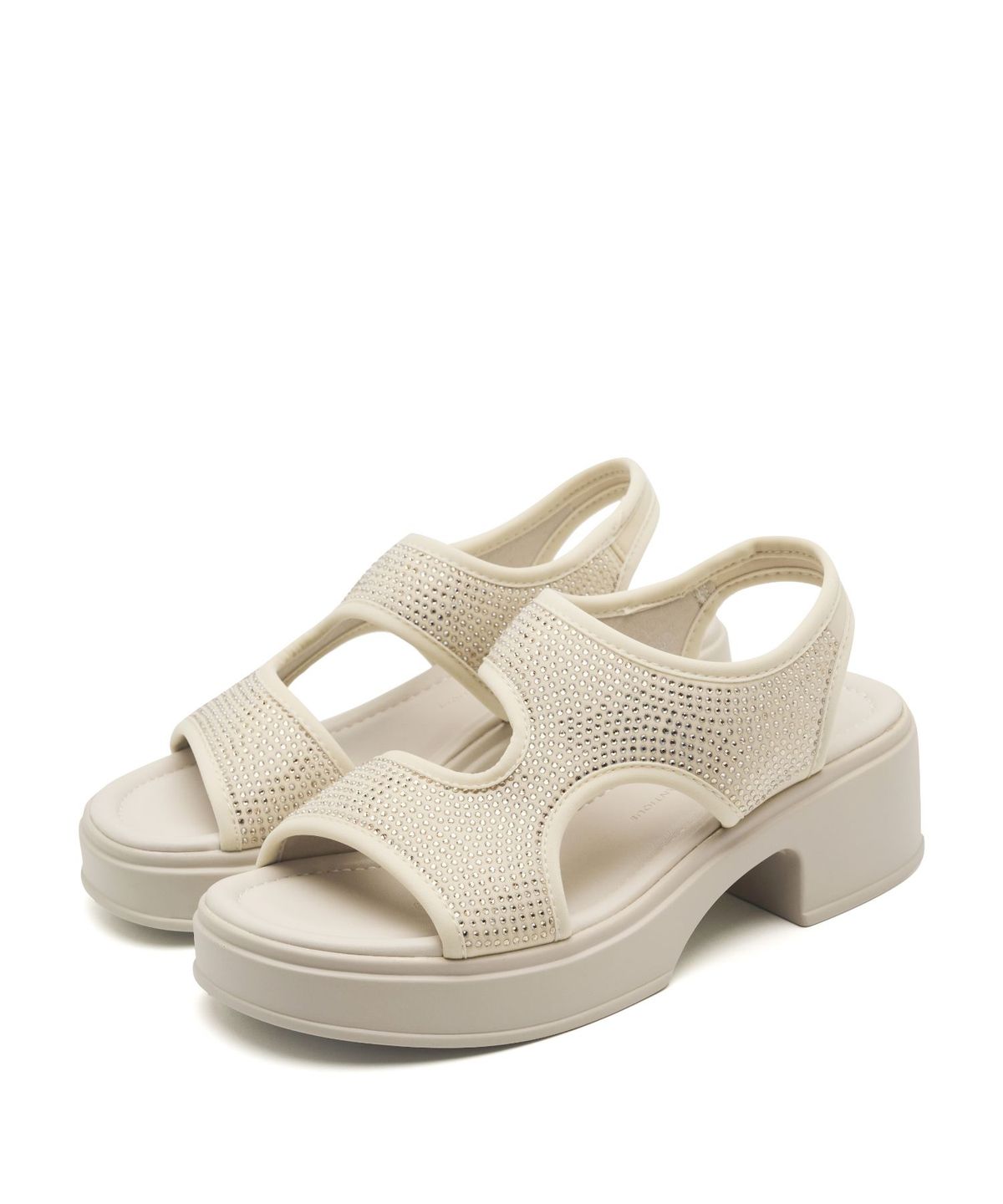 스퍼(SPUR) Cloy Neoprene Flatform Sandal 플랫폼 샌들 6cm -VS9033 (2color)