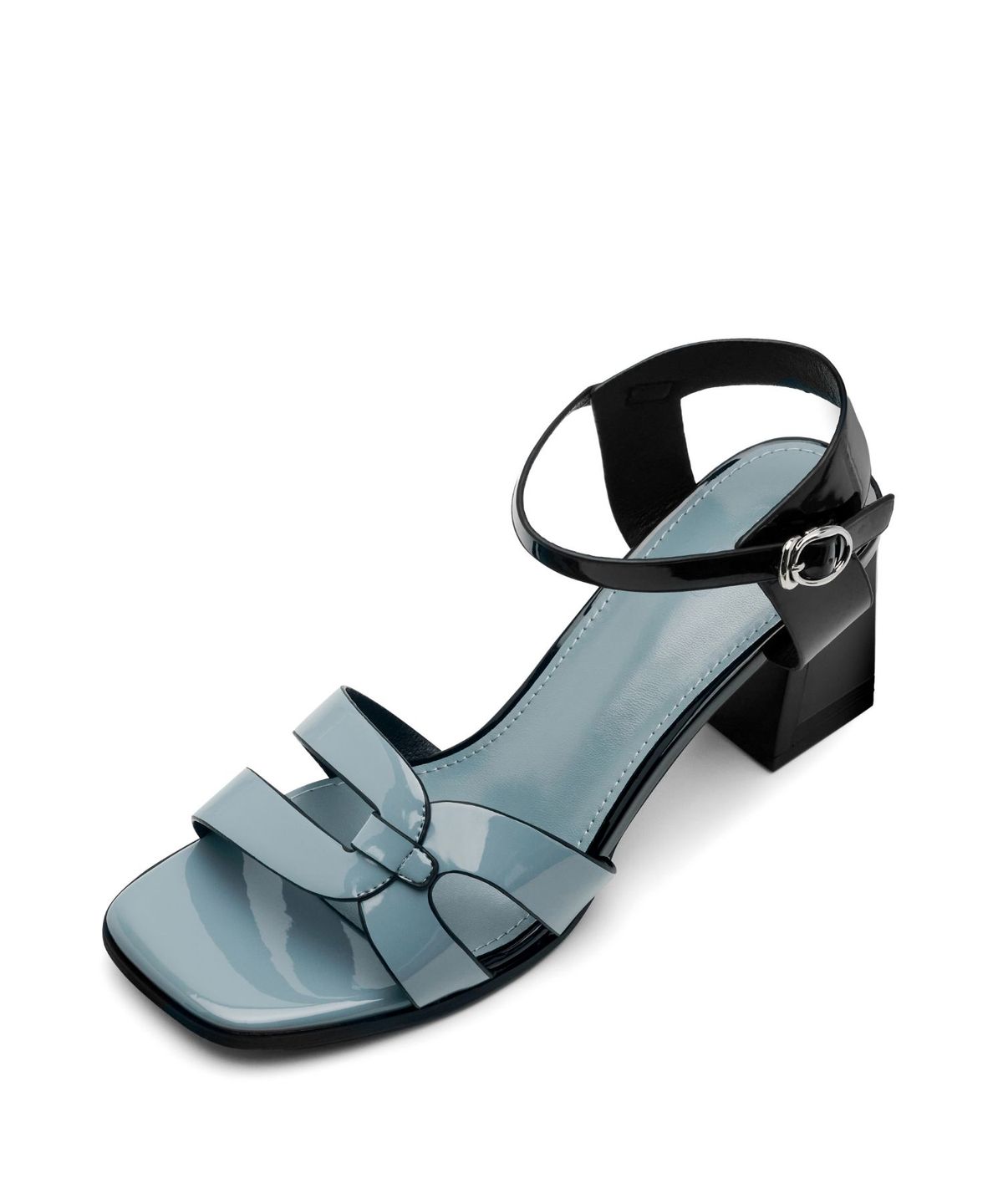 스퍼(SPUR) Voile Color Blocking Sandal 스트랩 샌들 7.8cm -US9056 (3color)