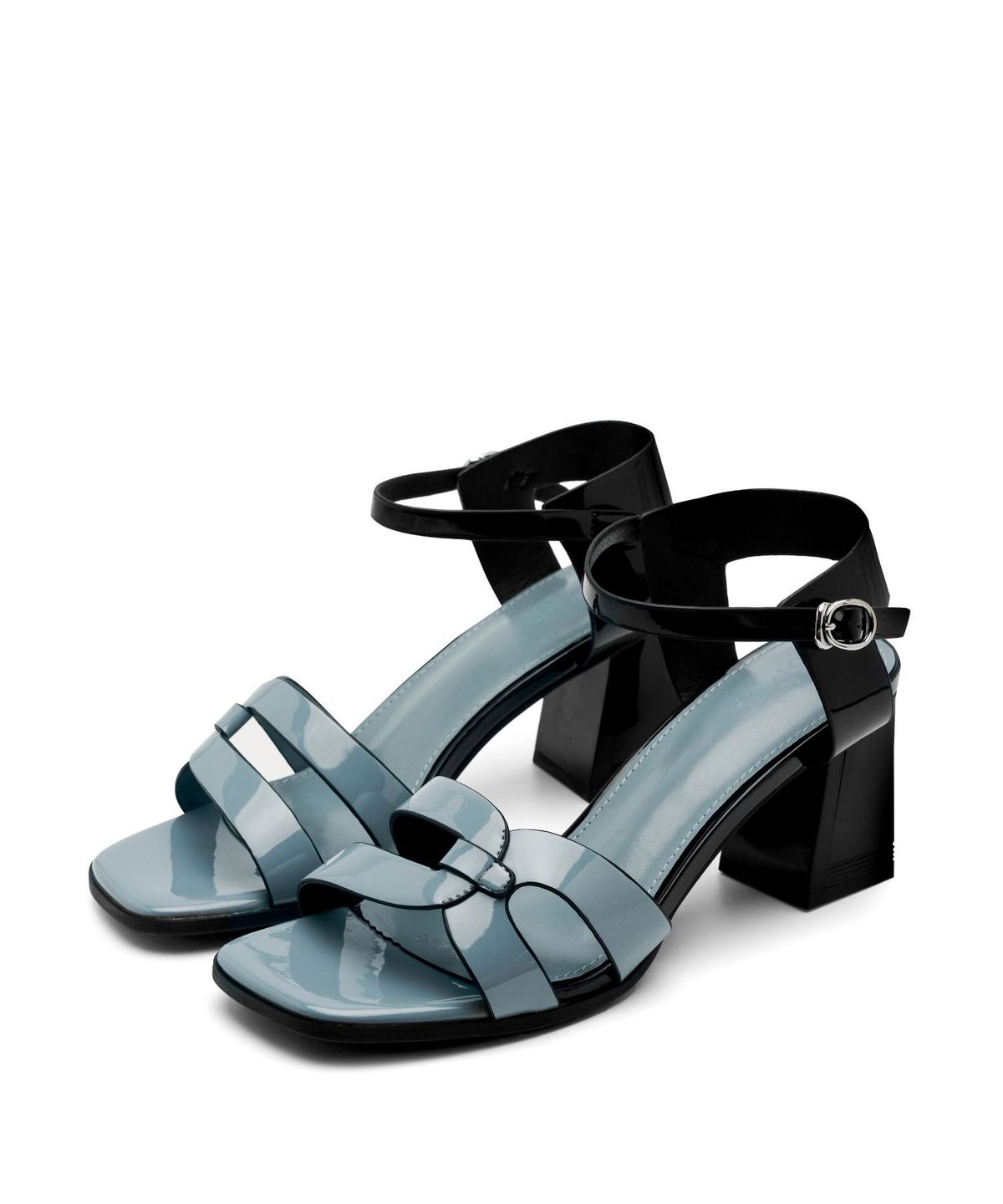 스퍼(SPUR) Voile Color Blocking Sandal 스트랩 샌들 7.8cm -US9056 (3color)