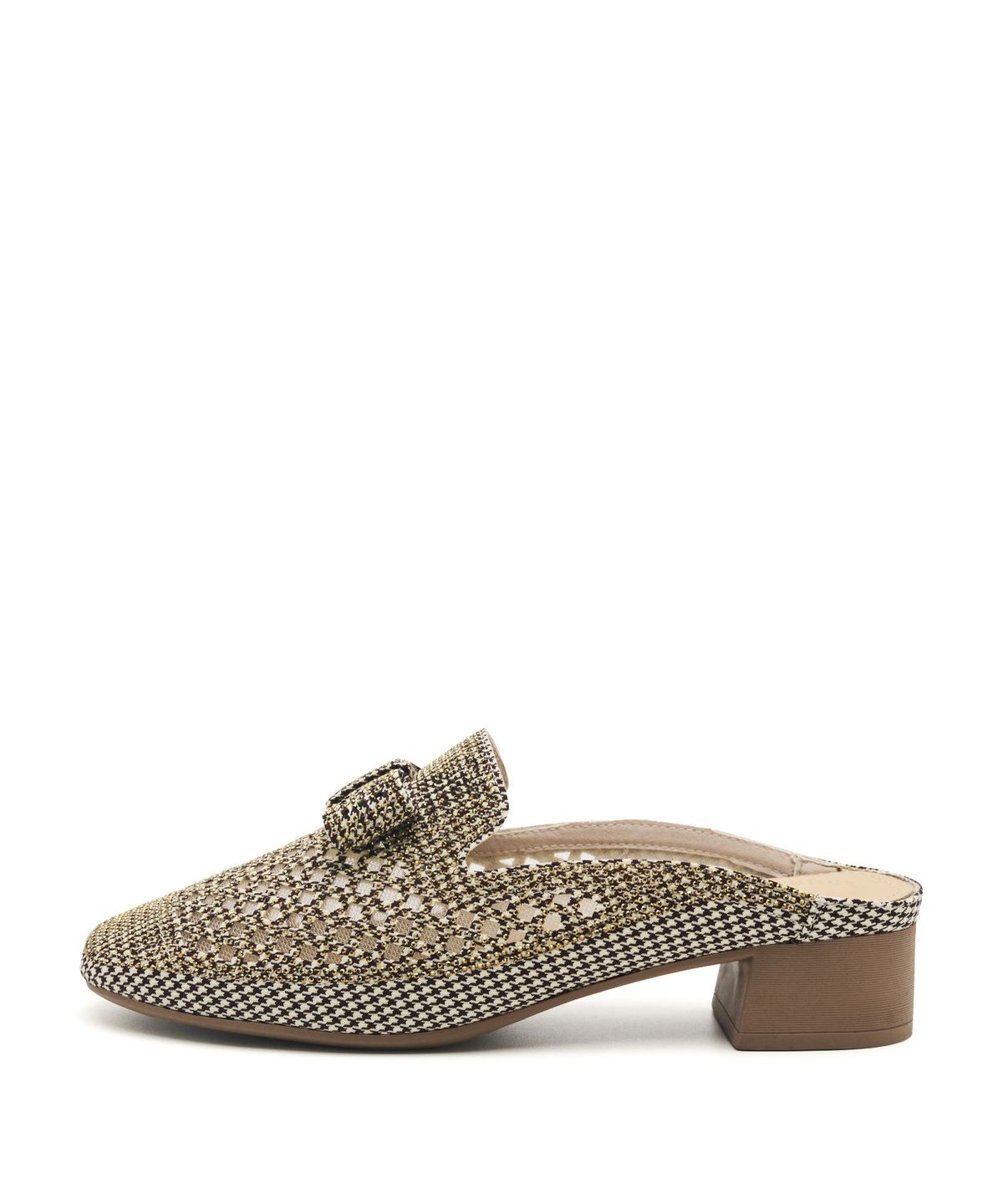 스퍼(SPUR) Roman Crystal Mesh Mule Sandal 뮬 샌들 4.5cm -VS9044 (2color)