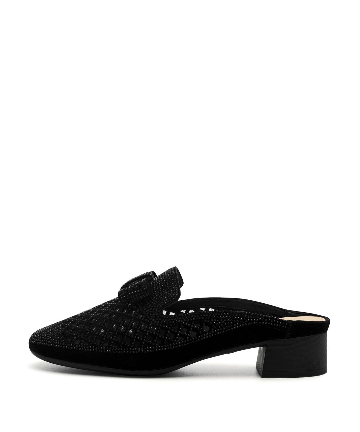 스퍼(SPUR) Roman Crystal Mesh Mule Sandal 뮬 샌들 4.5cm -VS9044 (2color)