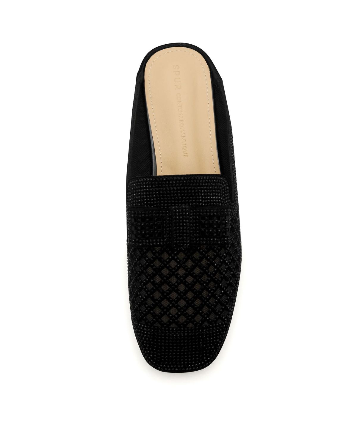 스퍼(SPUR) Roman Crystal Mesh Mule Sandal 뮬 샌들 4.5cm -VS9044 (2color)