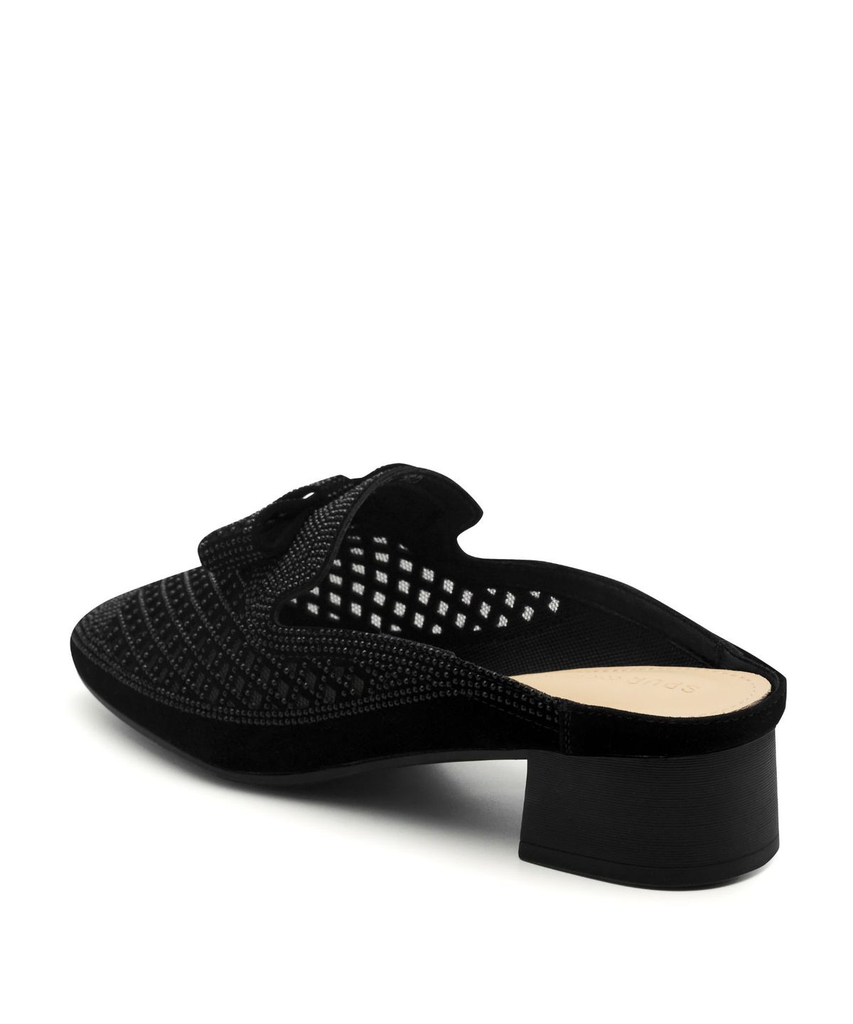 스퍼(SPUR) Roman Crystal Mesh Mule Sandal 뮬 샌들 4.5cm -VS9044 (2color)
