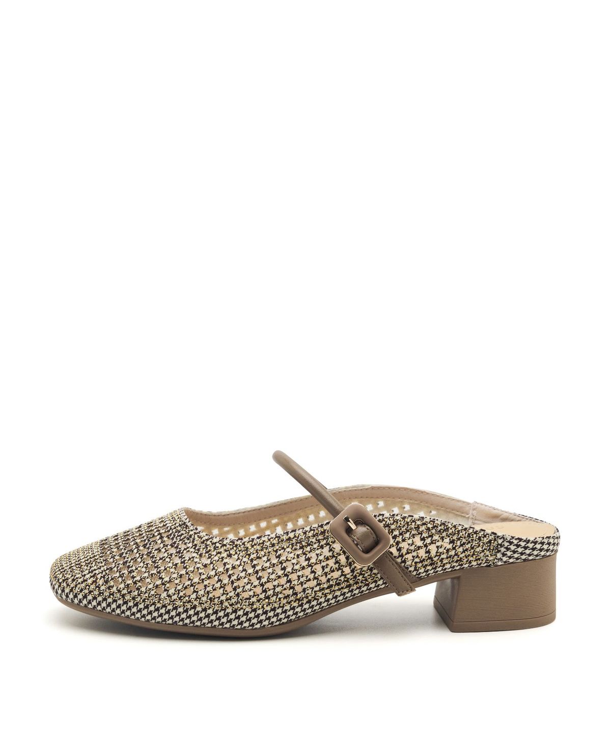 스퍼(SPUR) Roman Crystal Mesh Mule Sandal 뮬 샌들 4.5cm -VS9045 (2color)