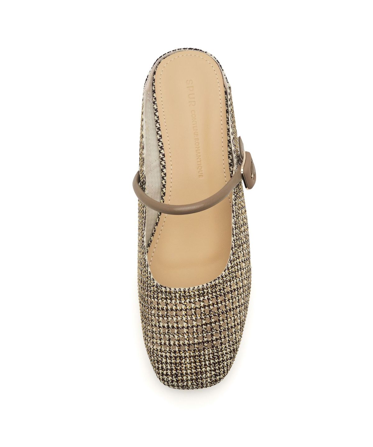 스퍼(SPUR) Roman Crystal Mesh Mule Sandal 뮬 샌들 4.5cm -VS9045 (2color)